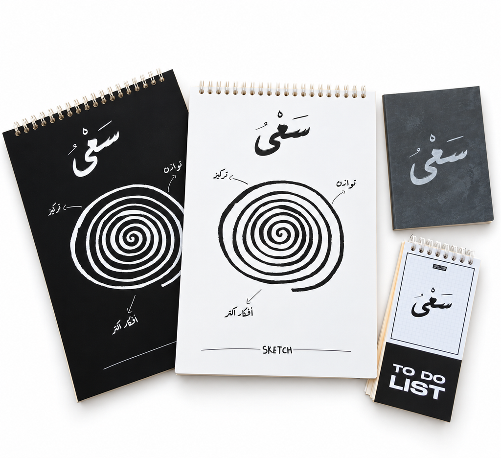 Block Note + To-Do List + Sketchbook